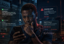Internet Safety in Nigeria showing online scams, phishing attacks and smartphone security risks affecting Nigerian internet users