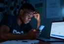 JAMB Admission Process 2026 Nigerian student checking CAPS late at night