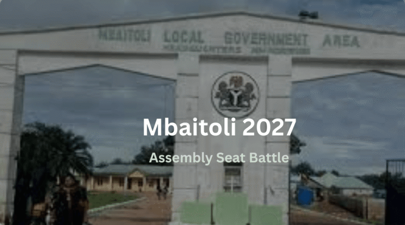 Mbaitoli Local Government Area entrance gate used as feature image for Mbaitoli Assembly Seat 2027 political zoning debate in Imo State.