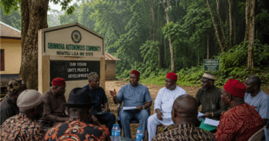 Community leaders during consultations ahead of the Obinnoha PG Election 2026 in Imo State
