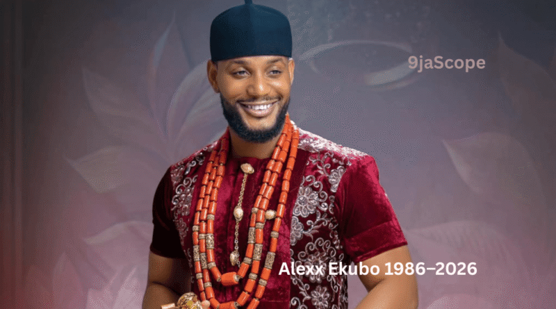 Alexx Ekubo Dies at 40 – Nollywood actor Alexx Ekubo in traditional Igbo attire