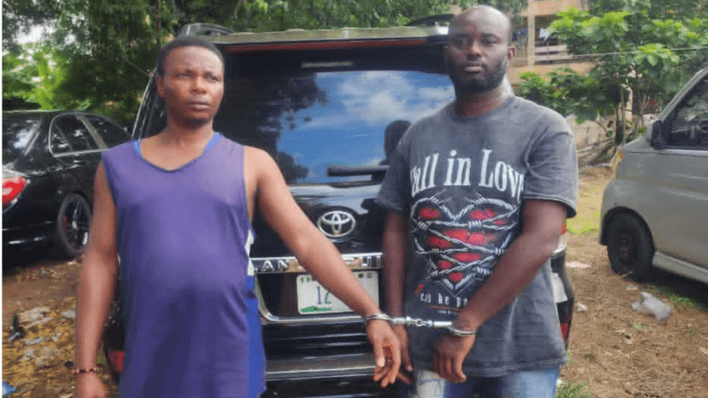 Suspects arrested in connection with the Bishop Clarence Okonkwo Murder case in Onitsha
