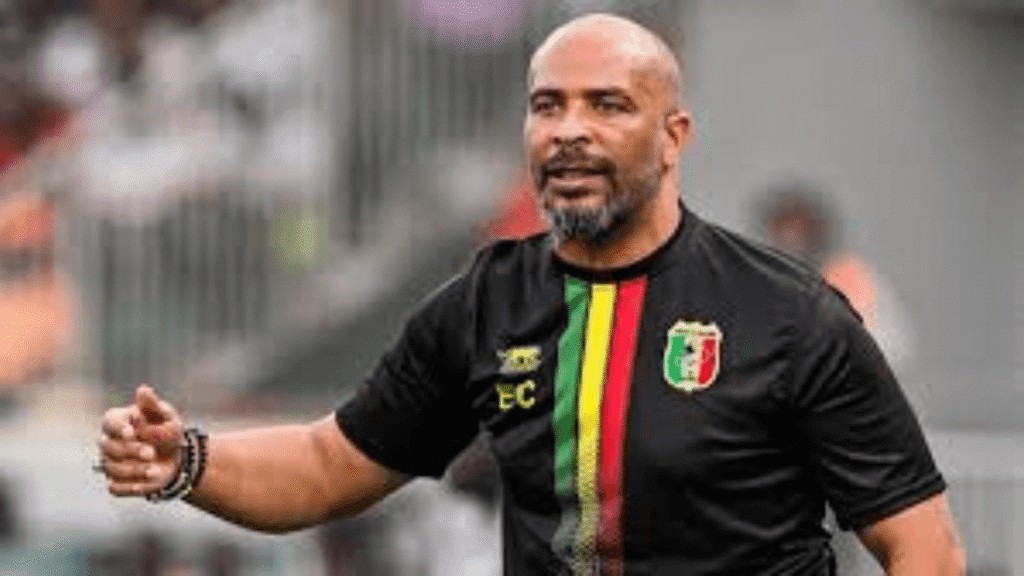 Super Eagles Unity Cup Squad coach Éric Chelle during Nigeria training session
