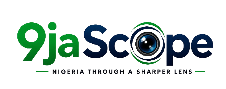 The website logo of 9jaScope