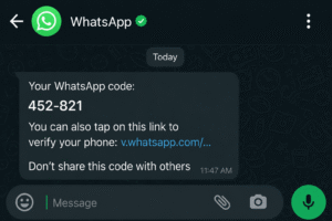 WhatsApp verification scam linked to WhatsApp Account Scams in Nigeria