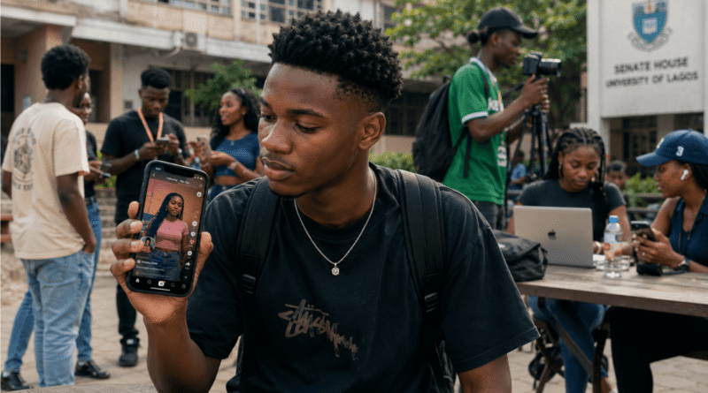 Social Media and Nigerian Youth interacting with digital platforms and online trends in Nigeria