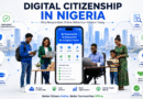 Digital Citizenship in Nigeria illustration showing responsible online behaviour, digital literacy and safe technology use among Nigerian internet users.